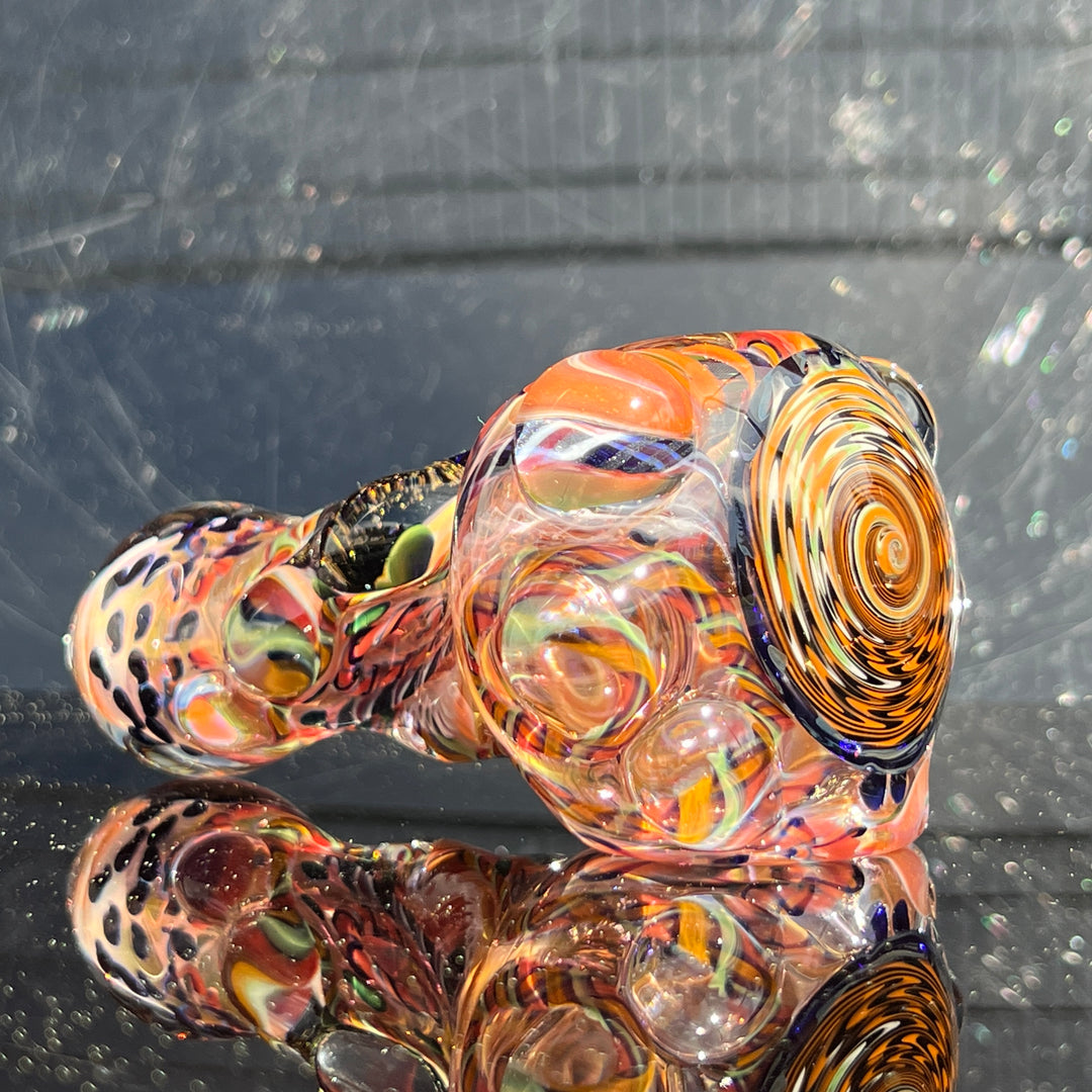 Thick and Twisted Wig Wag Pipe Glass Pipe Molten Imagination   