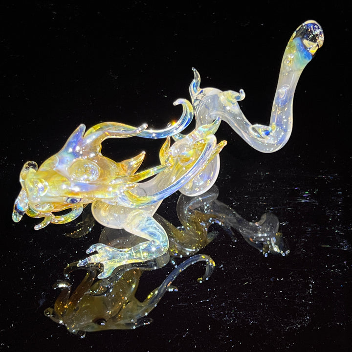 Mini Taoist Dragon Pipe Glass Pipe Fereyel Fiore Glass   