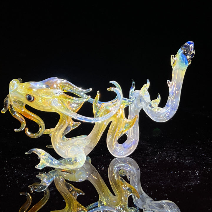 Mini Taoist Dragon Pipe Glass Pipe Fereyel Fiore Glass   