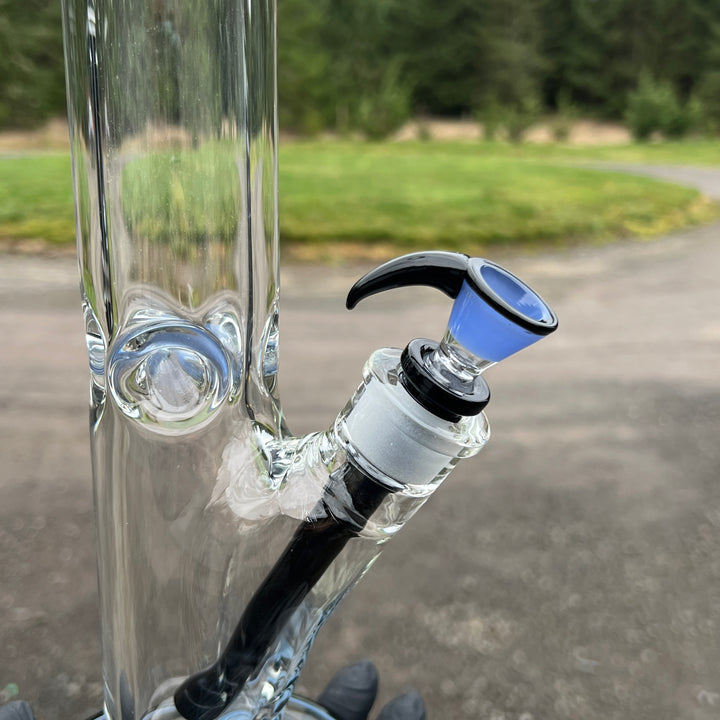 9 mm Thick Boy Straight Bong Glass Pipe TG   