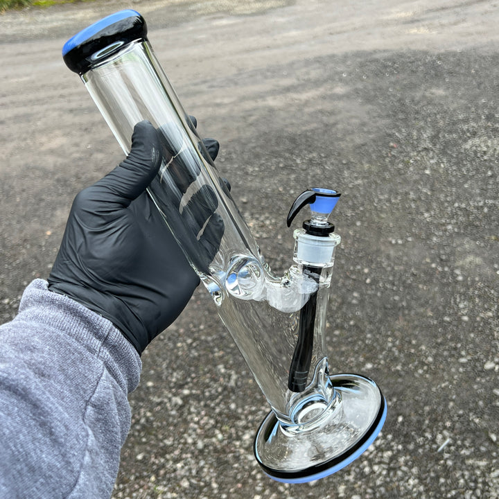 9 mm Thick Boy Straight Bong Glass Pipe TG   