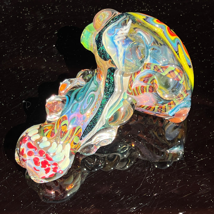 Thick and Twisted Wig Wag Pipe Glass Pipe Molten Imagination   