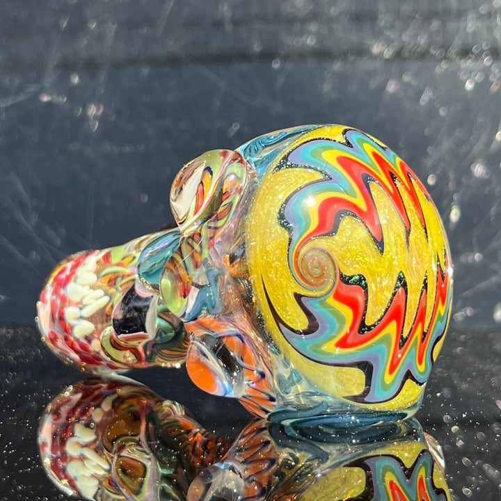 Thick and Twisted Wig Wag Pipe Glass Pipe Molten Imagination   