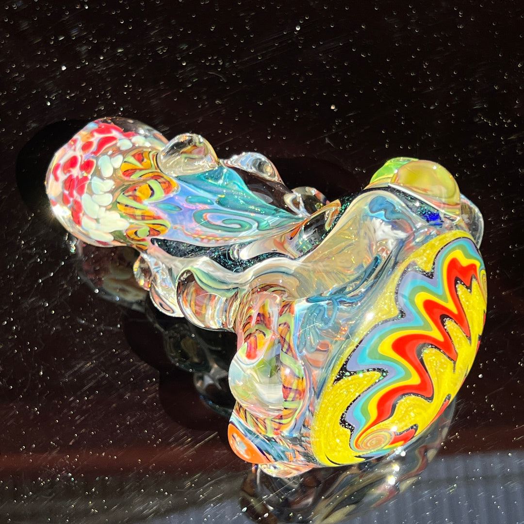 Thick and Twisted Wig Wag Pipe Glass Pipe Molten Imagination   