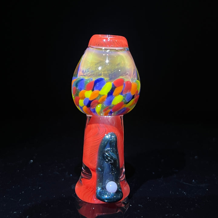 Gumball Chillum Glass Pipe Loco-Motive Glass   