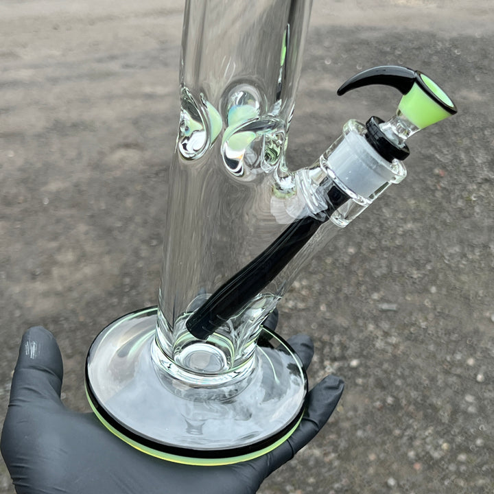 9 mm Thick Boy Straight Bong Glass Pipe TG   