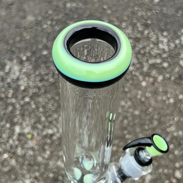 9 mm Thick Boy Straight Bong Glass Pipe TG   