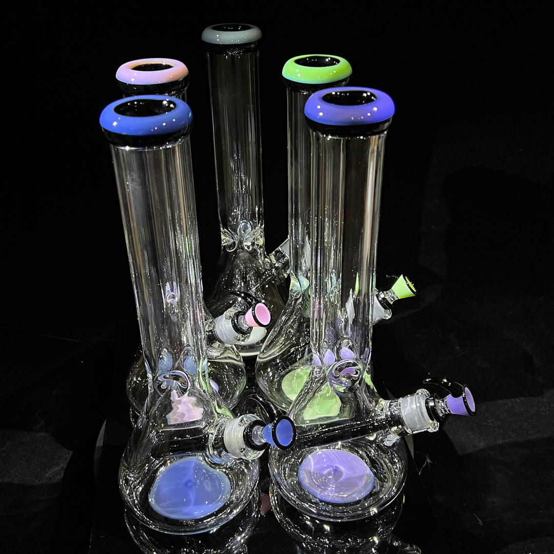 9 mm Thick Boy Beaker Bong Glass Pipe TG   