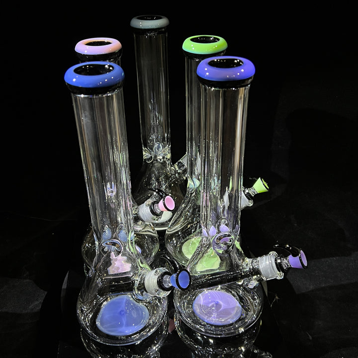 9 mm Thick Boy Beaker Bong Glass Pipe TG   