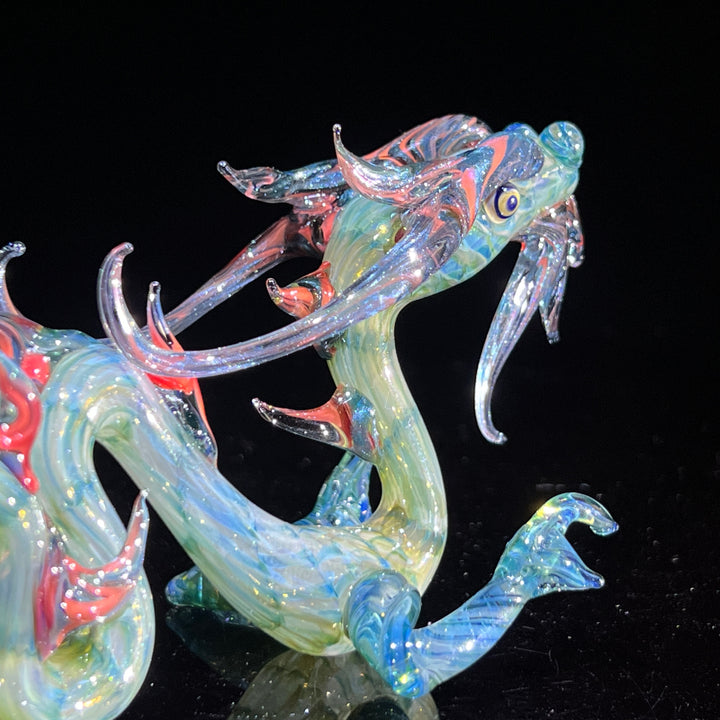 Mini Taoist Dragon Pipe Glass Pipe Fereyel Fiore Glass