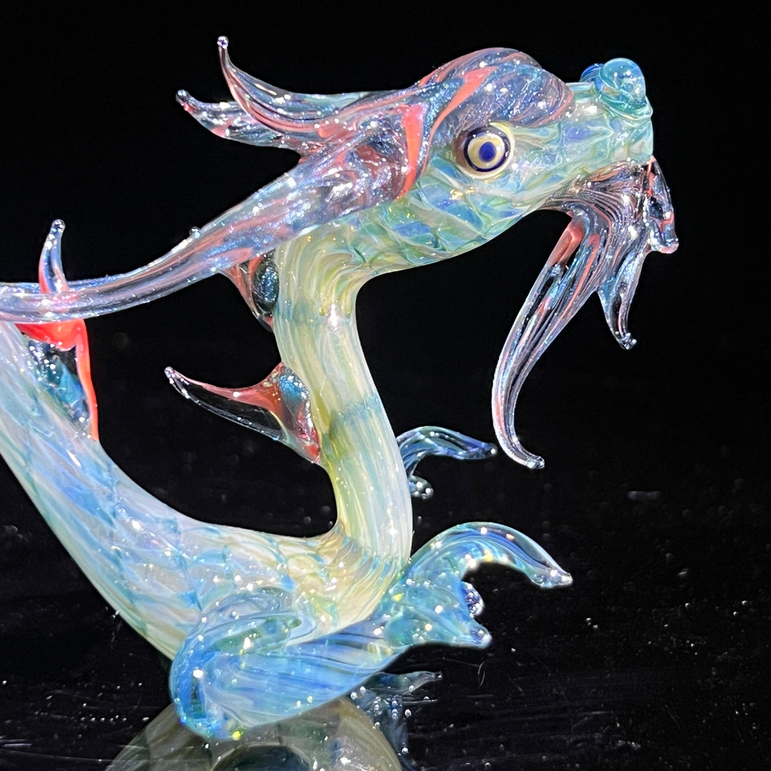 Mini Taoist Dragon Pipe Glass Pipe Fereyel Fiore Glass
