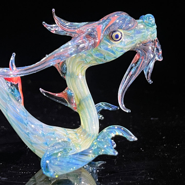 Mini Taoist Dragon Pipe Glass Pipe Fereyel Fiore Glass