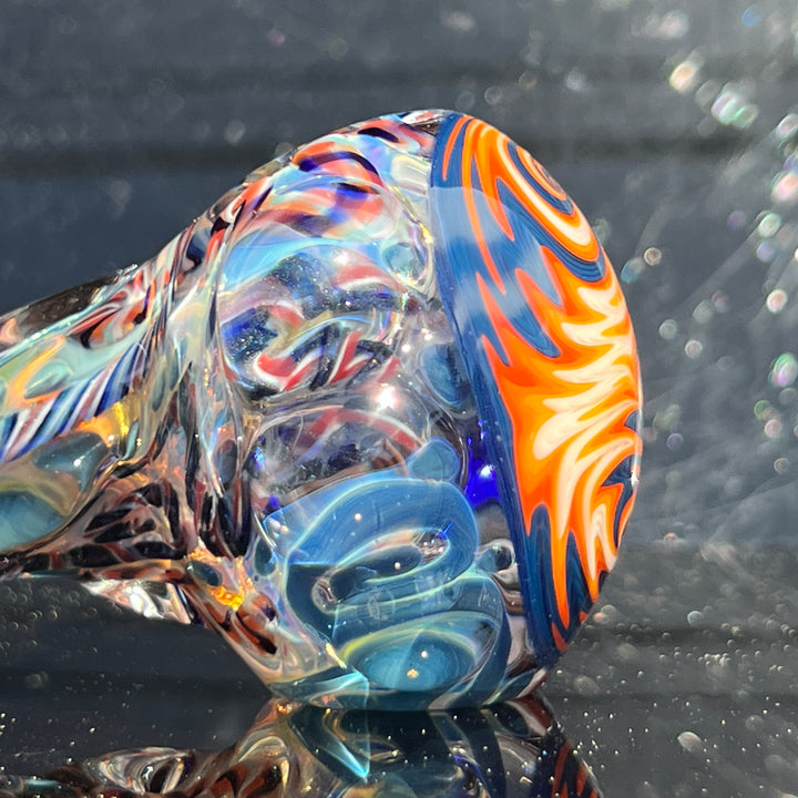 Thick and Twisted Wig Wag Pipe Glass Pipe Molten Imagination   