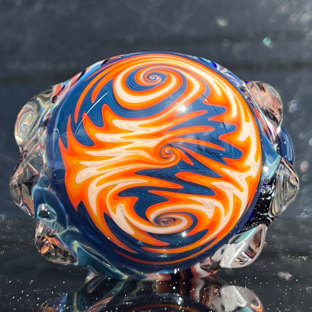 Thick and Twisted Wig Wag Pipe Glass Pipe Molten Imagination   