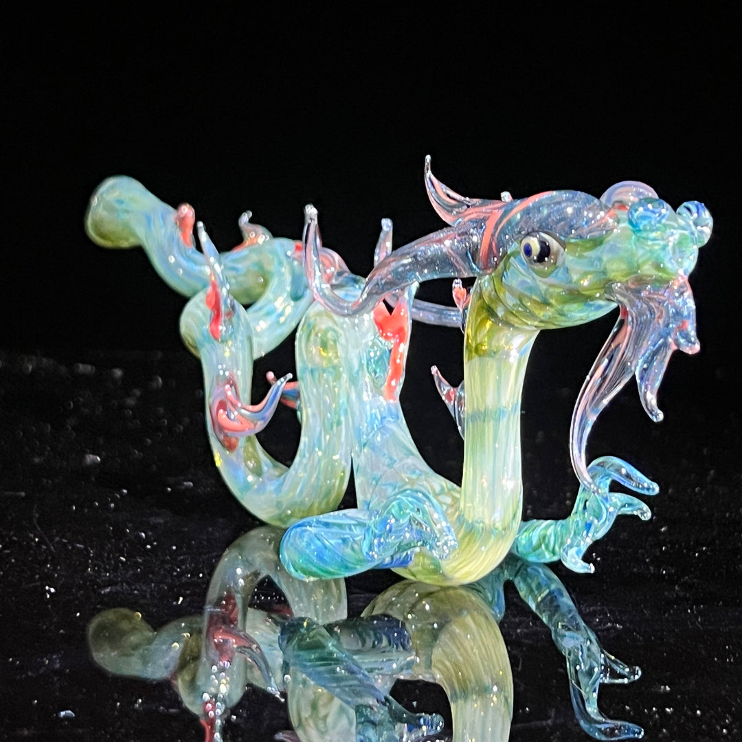Mini Taoist Dragon Pipe Glass Pipe Fereyel Fiore Glass