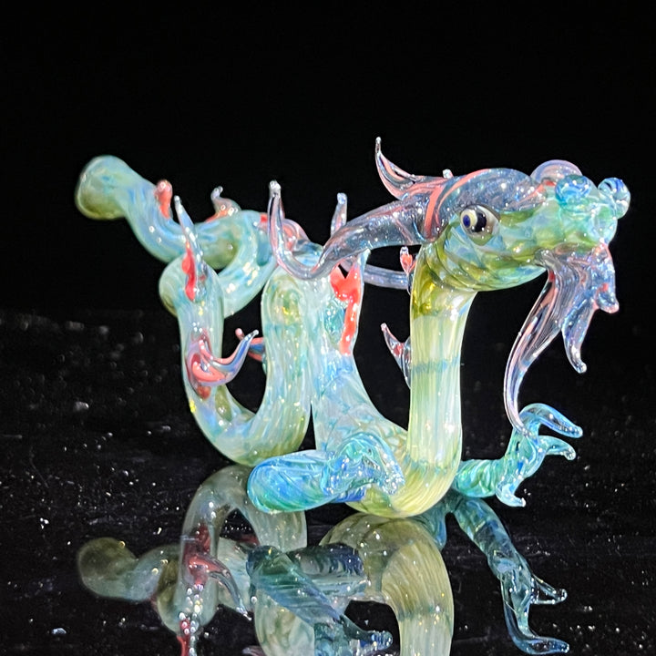 Mini Taoist Dragon Pipe Glass Pipe Fereyel Fiore Glass