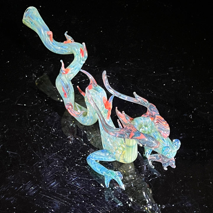 Mini Taoist Dragon Pipe Glass Pipe Fereyel Fiore Glass