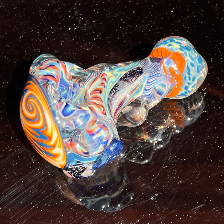 Thick and Twisted Wig Wag Pipe Glass Pipe Molten Imagination   