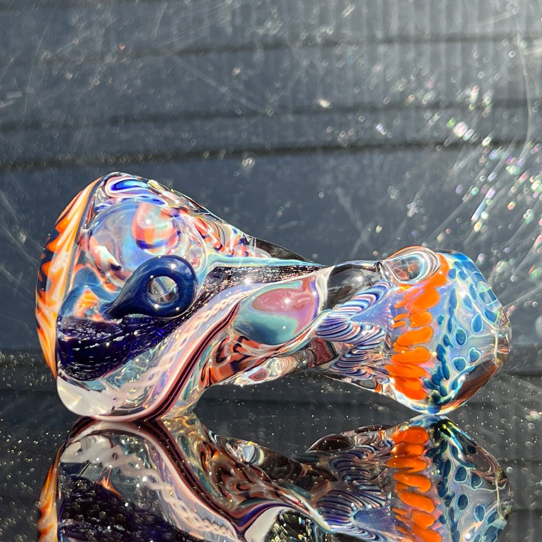 Thick and Twisted Wig Wag Pipe Glass Pipe Molten Imagination   