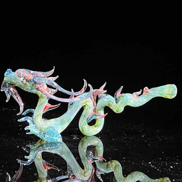 Mini Taoist Dragon Pipe Glass Pipe Fereyel Fiore Glass