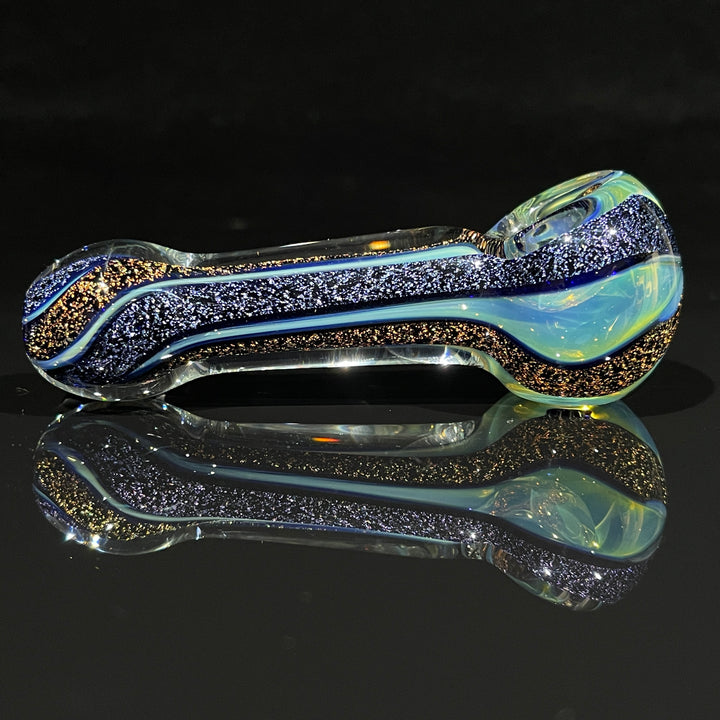Fumed Dichro Spoon Glass Pipe Tiny Mike
