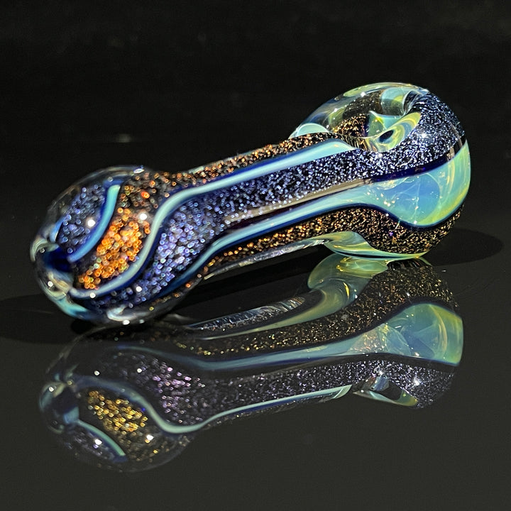 Fumed Dichro Spoon Glass Pipe Tiny Mike