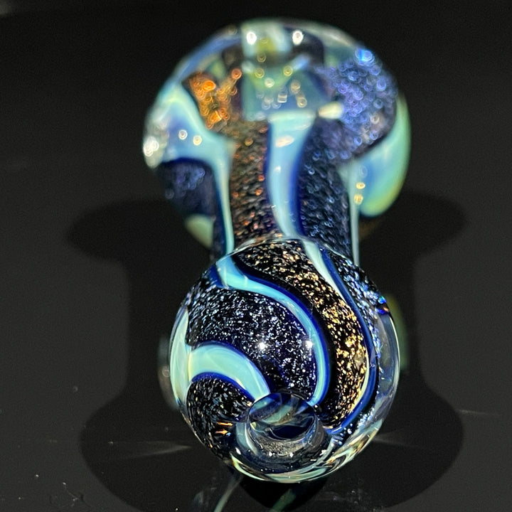 Fumed Dichro Spoon Glass Pipe Tiny Mike