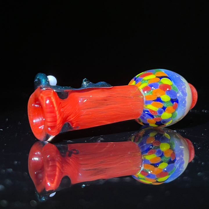 Gumball Chillum Glass Pipe Loco-Motive Glass   