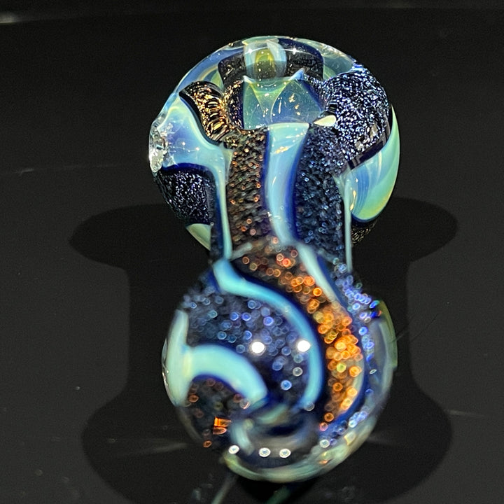 Fumed Dichro Spoon Glass Pipe Tiny Mike