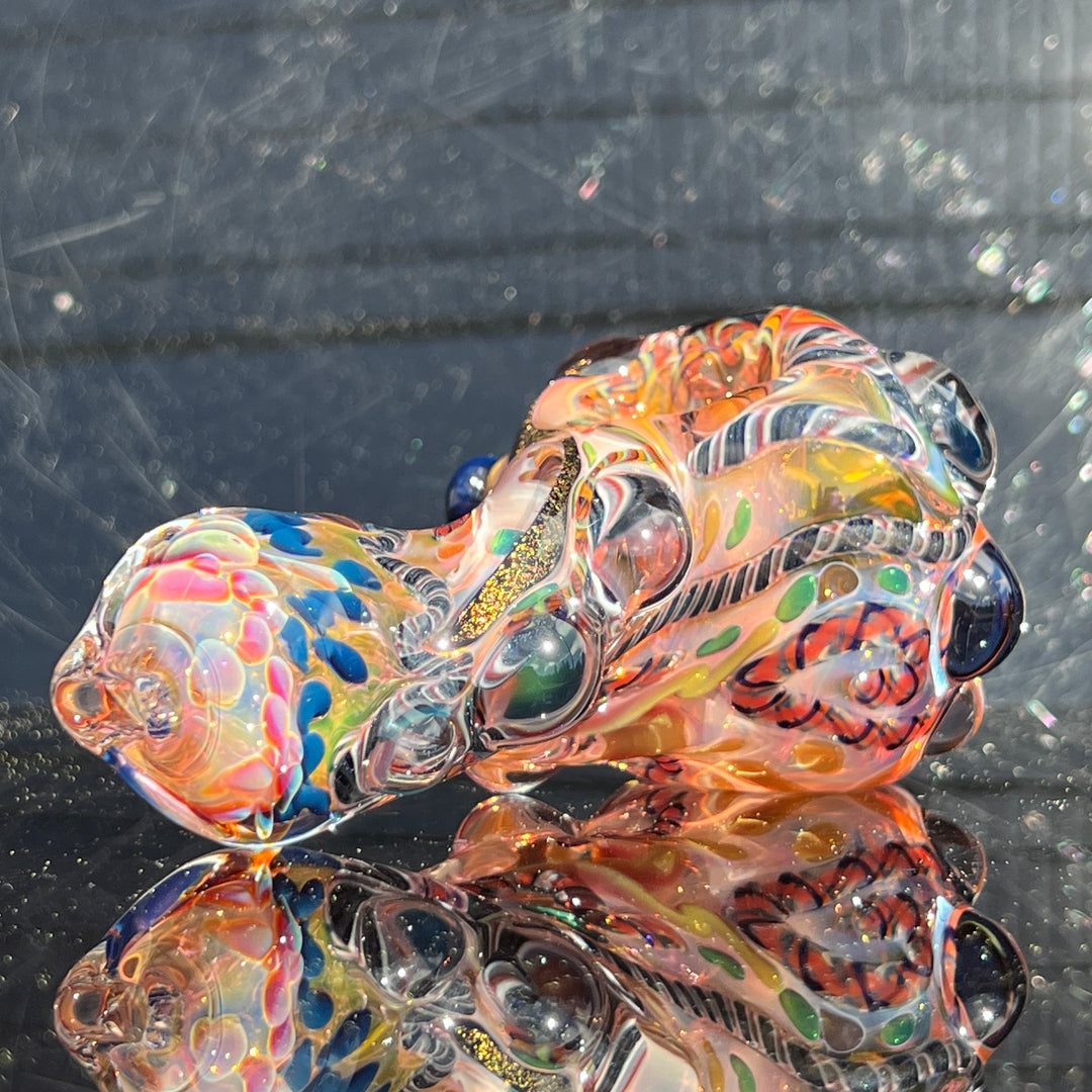 Thick and Twisted Wig Wag Pipe Glass Pipe Molten Imagination   