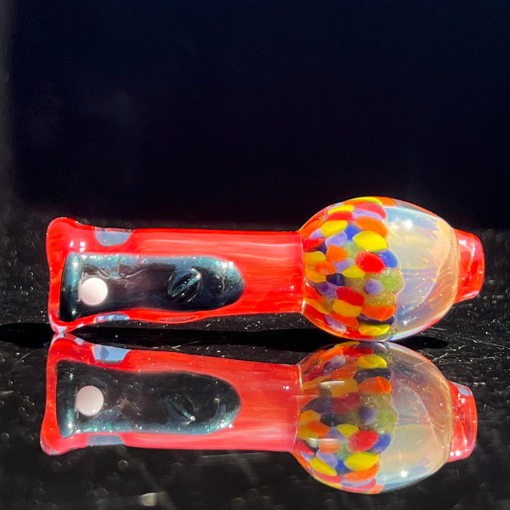 Gumball Chillum Glass Pipe Loco-Motive Glass   