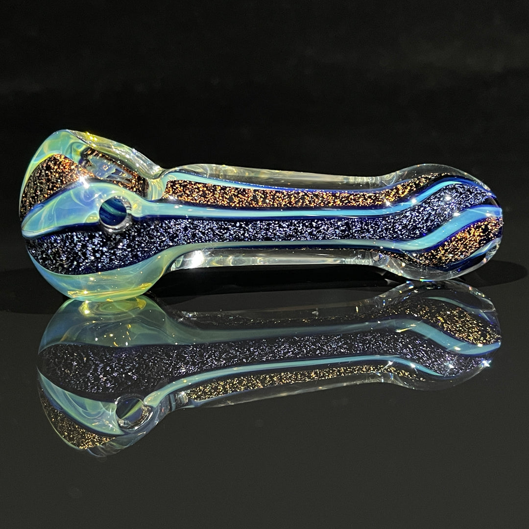 Fumed Dichro Spoon Glass Pipe Tiny Mike