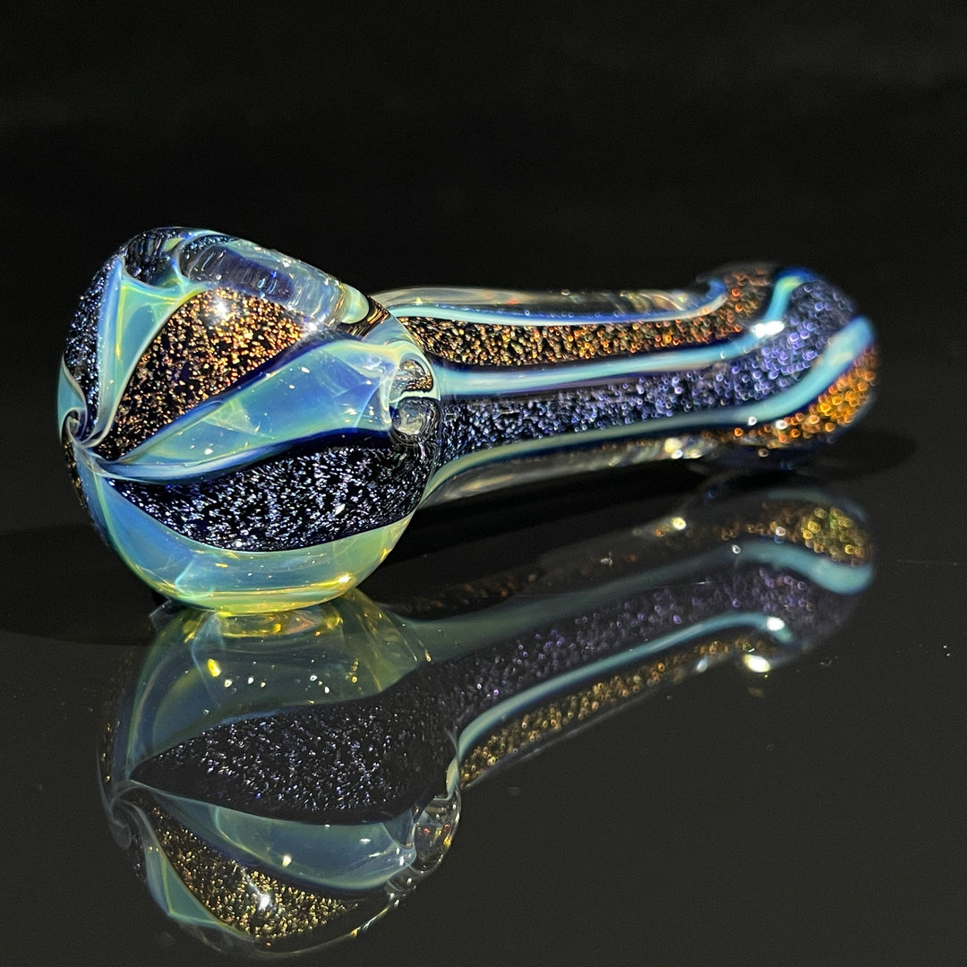 Fumed Dichro Spoon Glass Pipe Tiny Mike
