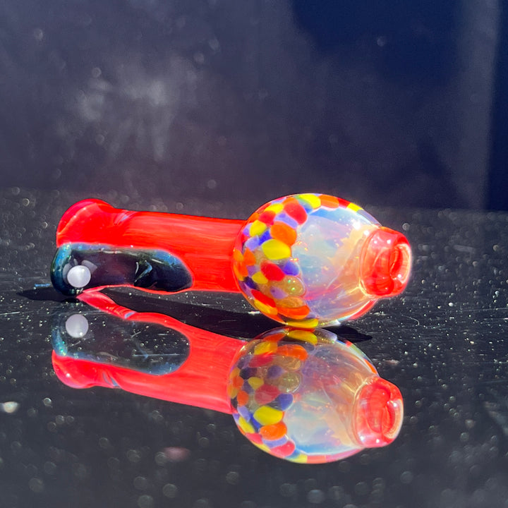 Gumball Chillum Glass Pipe Loco-Motive Glass   