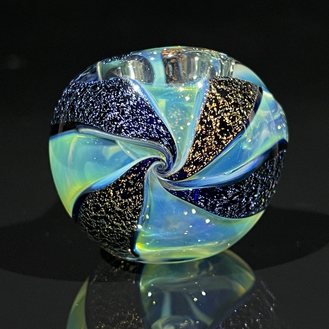 Fumed Dichro Spoon Glass Pipe Tiny Mike