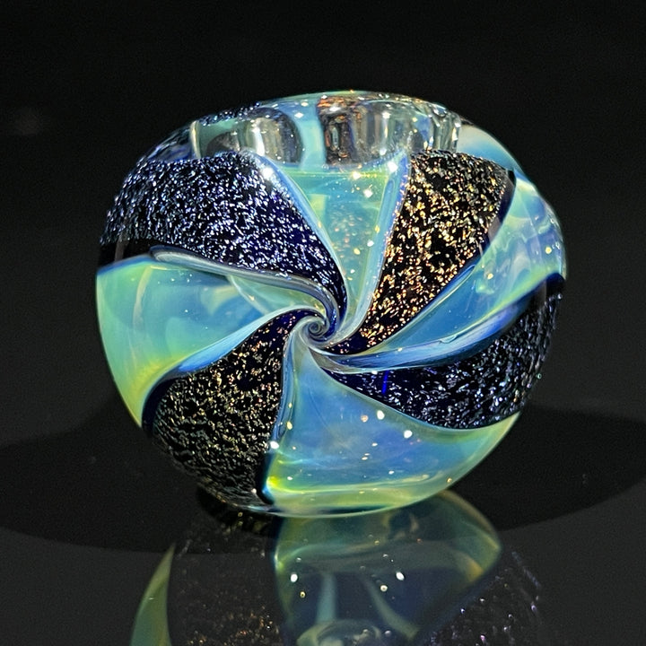 Fumed Dichro Spoon Glass Pipe Tiny Mike