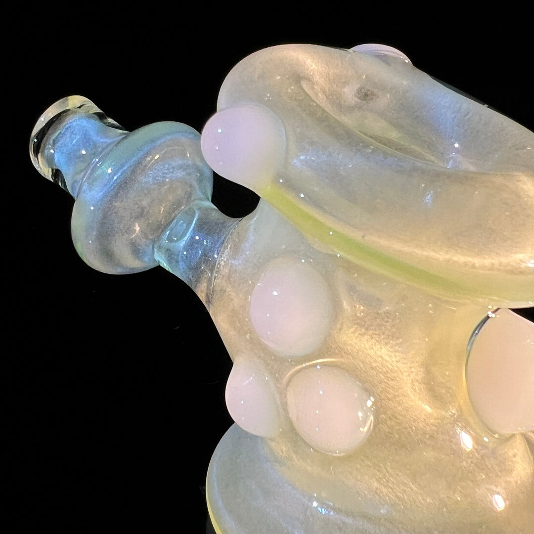 Trippy UV Hand Cannon Glass Pipe JHP Glass   