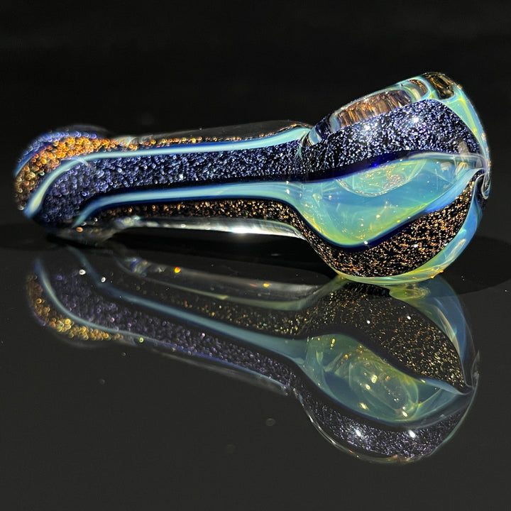 Fumed Dichro Spoon Glass Pipe Tiny Mike