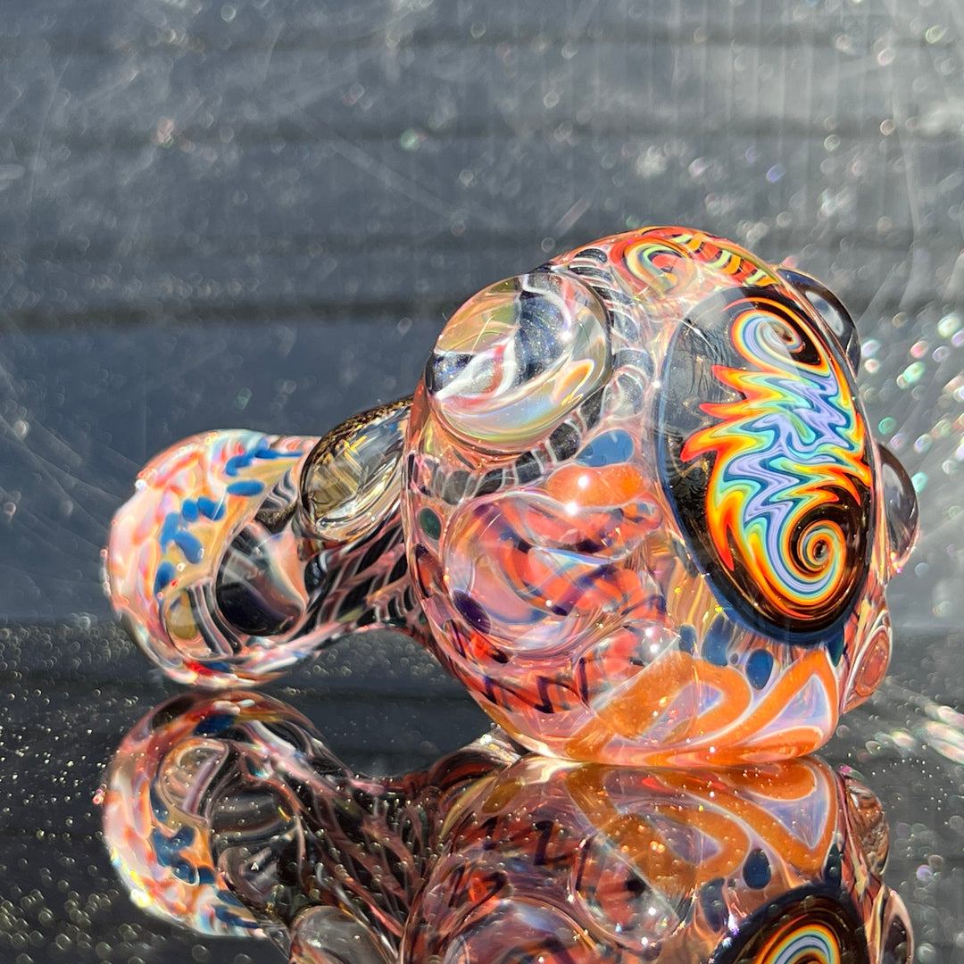 Thick and Twisted Wig Wag Pipe Glass Pipe Molten Imagination   