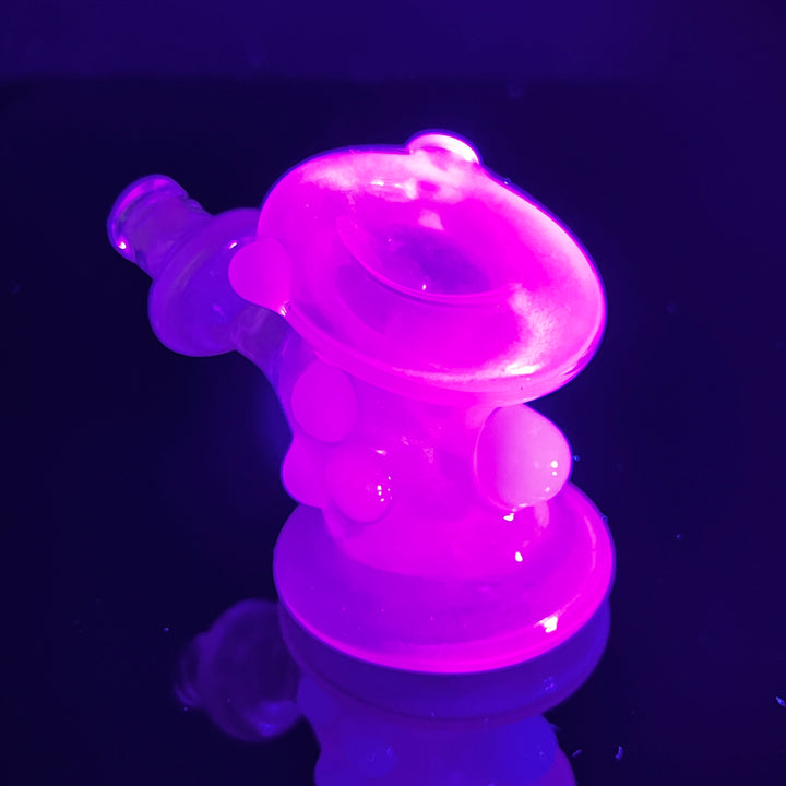 Trippy UV Hand Cannon Glass Pipe JHP Glass   