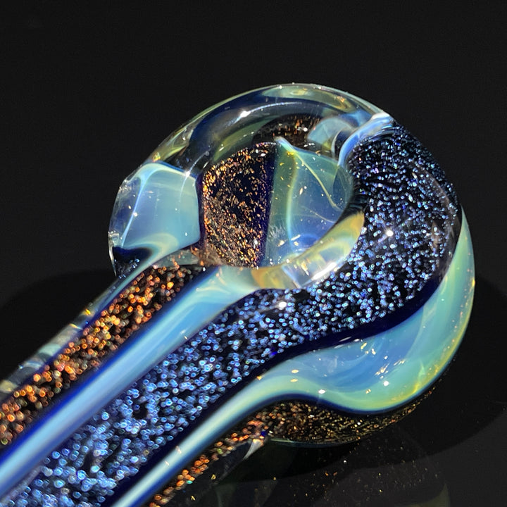 Fumed Dichro Spoon Glass Pipe Tiny Mike