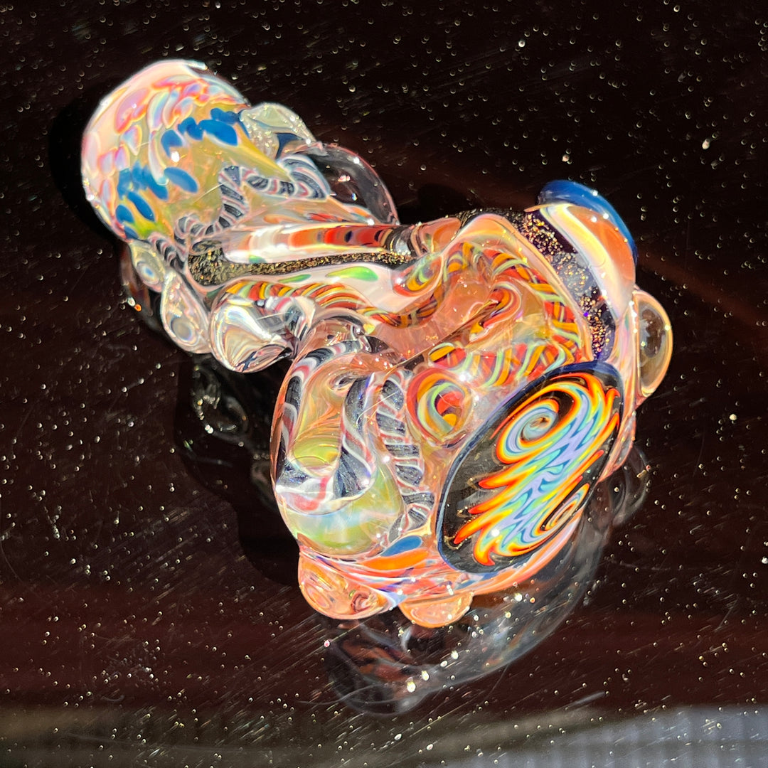 Thick and Twisted Wig Wag Pipe Glass Pipe Molten Imagination   