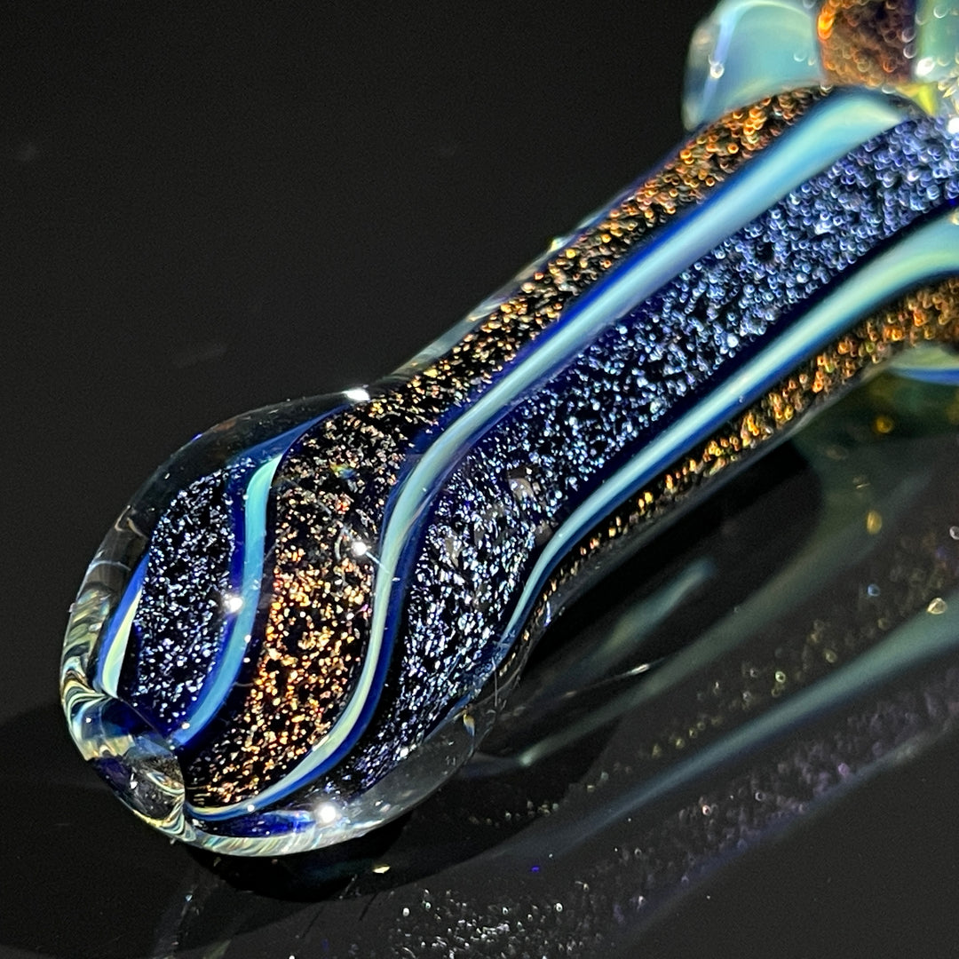 Fumed Dichro Spoon Glass Pipe Tiny Mike