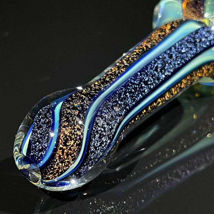 Fumed Dichro Spoon Glass Pipe Tiny Mike