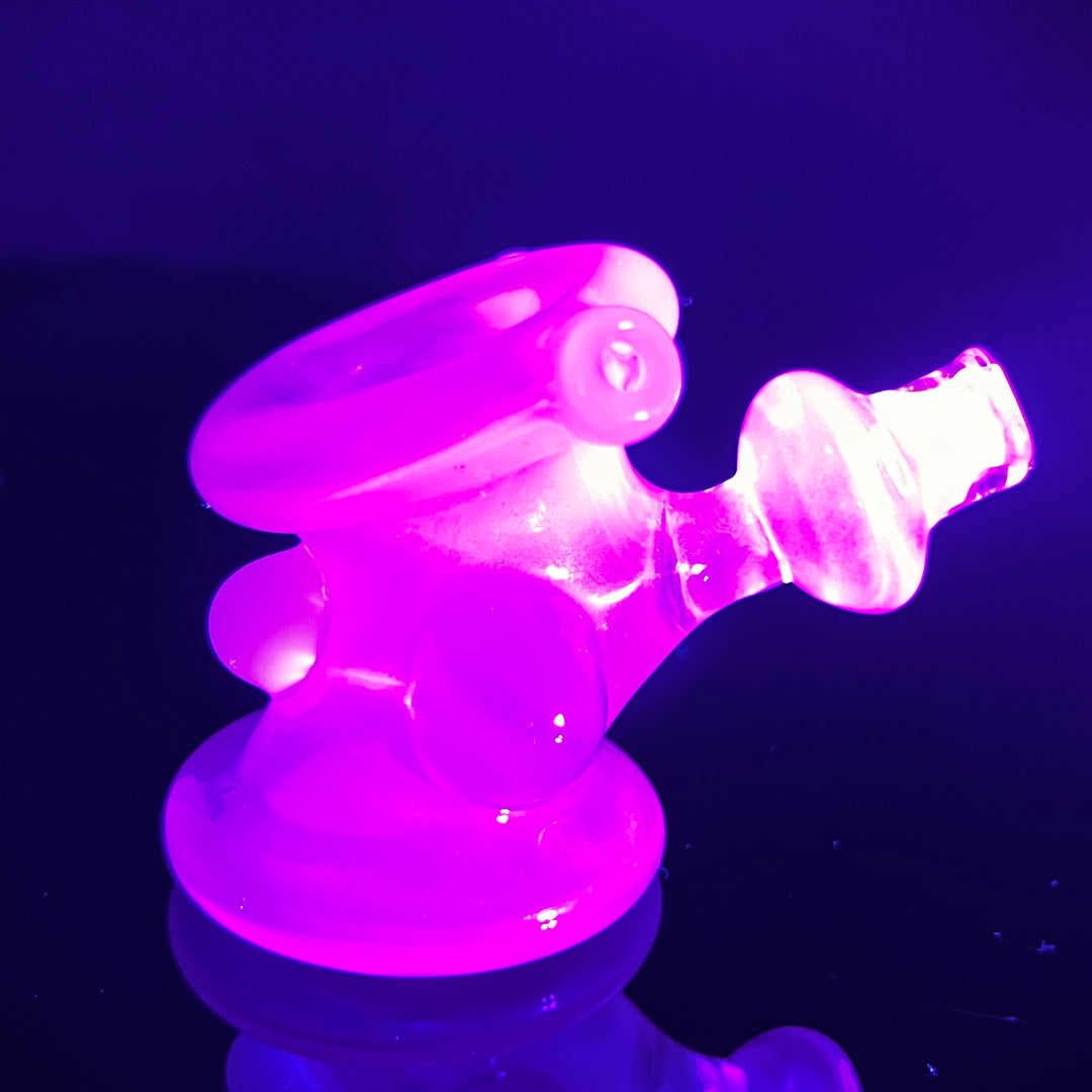 Trippy UV Hand Cannon Glass Pipe JHP Glass   