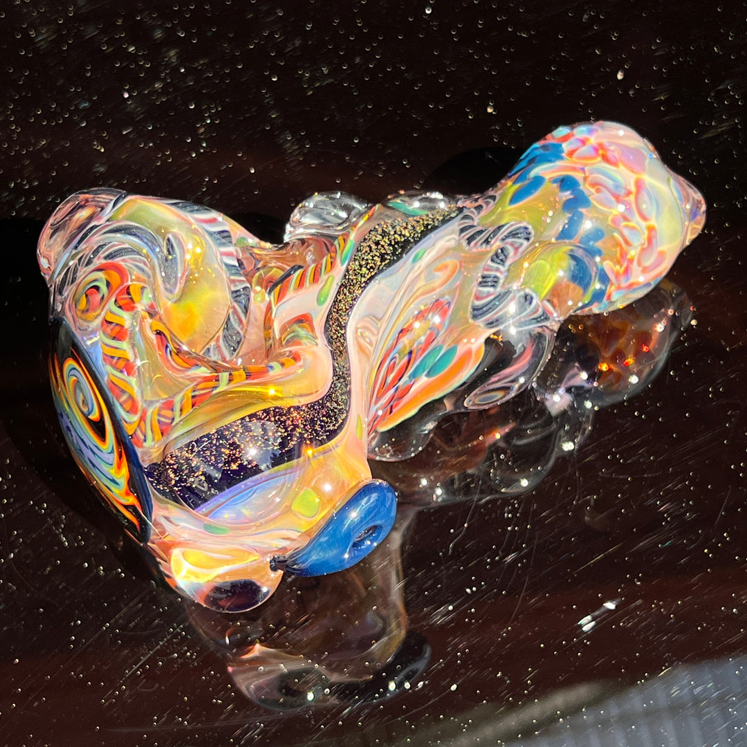 Thick and Twisted Wig Wag Pipe Glass Pipe Molten Imagination   