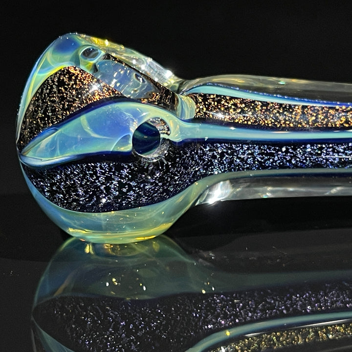 Fumed Dichro Spoon Glass Pipe Tiny Mike