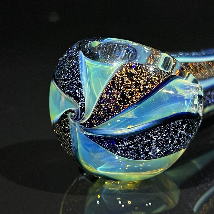 Fumed Dichro Spoon Glass Pipe Tiny Mike
