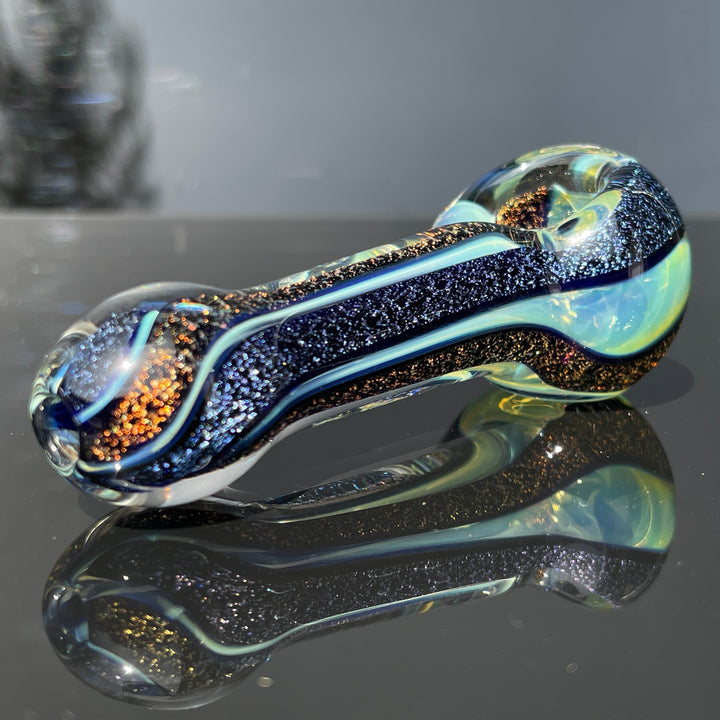 Fumed Dichro Spoon Glass Pipe Tiny Mike