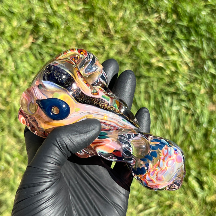 Thick and Twisted Wig Wag Pipe Glass Pipe Molten Imagination   